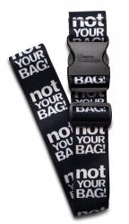 Fabrizio matkalaukkuremmi, "not your bag"