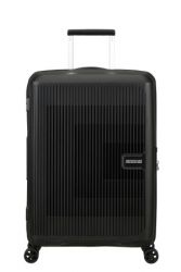 American Tourister Aerostep, keskisuuri matkalaukku, musta