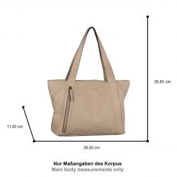 Tom Tailor Yuma shopperlaukku, taupe