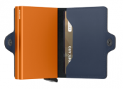 Secrid Twinwallet, Matte Night Blue-Orange