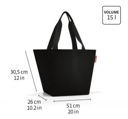 Reisenthel shopper M, leo macchiato