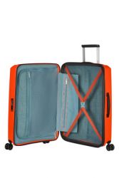 American Tourister Aerostep, keskisuuri matkalaukku, Bright orange