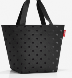 Reisenthel shopper M, ZS7075, glossy dots black