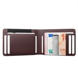 James Hawk Smart Wallet RFID-nahkalompakko, musta